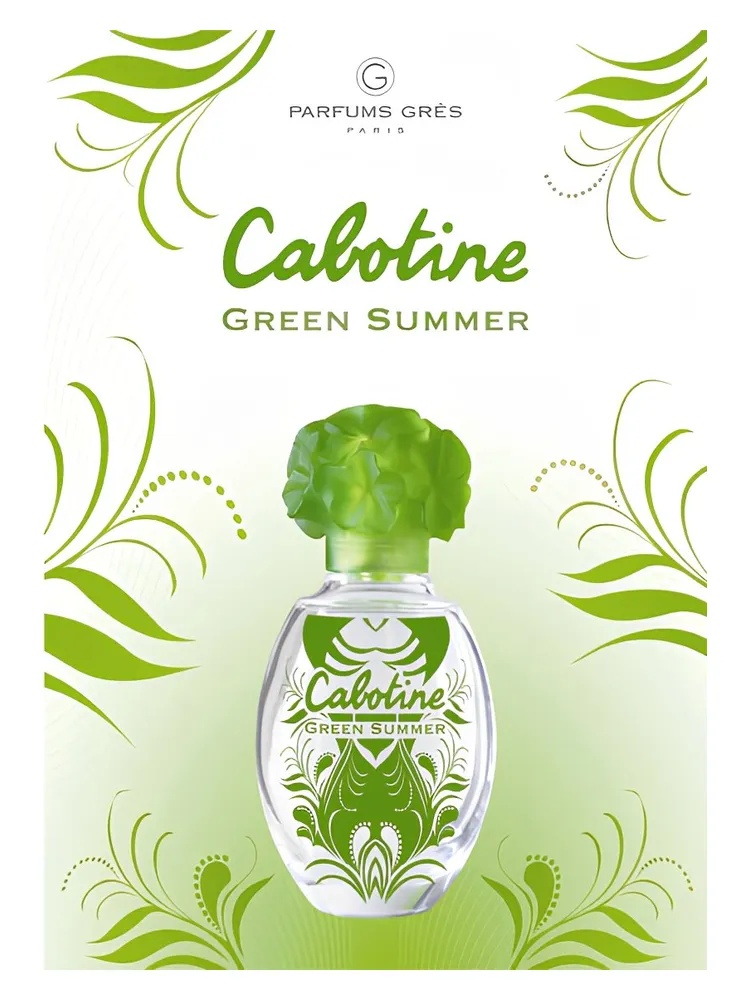 Cabotine Green Summer Gres for women