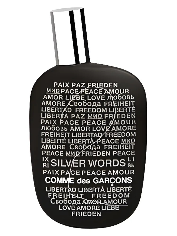 Comme des Garcons 2 Silver Words unisex