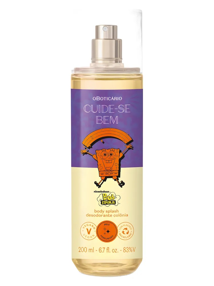 Cuide-se Bem Bob Esponja O Boticario unisex